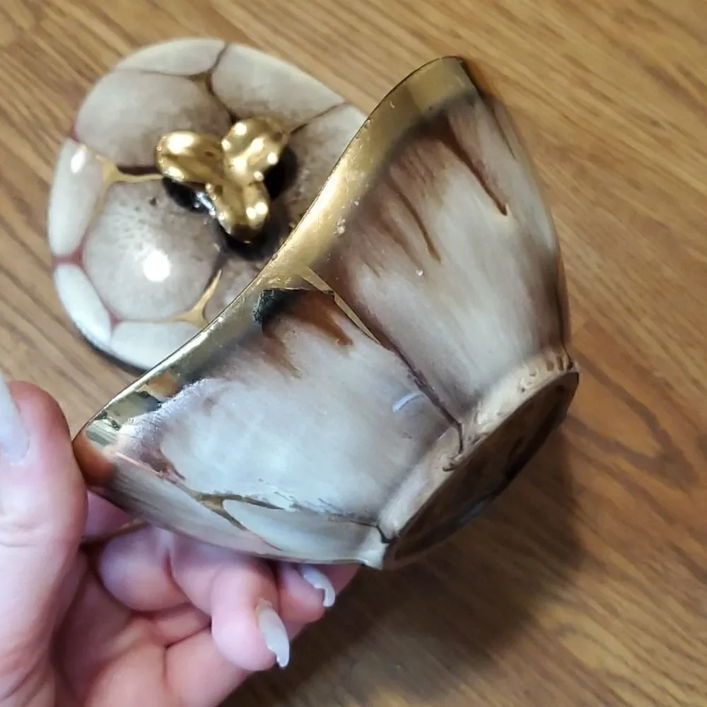 German Covered Trinket Dish